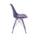 Left Zoom. AveSix - Emerson Student 4-Leg Polyurethane and Polypropylene Task Chair - Purple.
