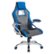 Angle Zoom. OSP Home Furnishings - Race Gaming Chair - Charcoal Gray/Blue.