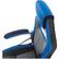 Alt View 13. OSP Home Furnishings - Race Gaming Chair - Charcoal Gray/Blue.