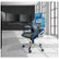 Alt View Zoom 16. OSP Home Furnishings - Race Gaming Chair - Charcoal Gray/Blue.
