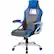 Left. OSP Home Furnishings - Race Gaming Chair - Charcoal Gray/Blue.
