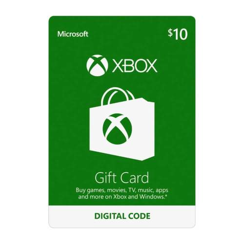  Microsoft - $10 Xbox Gift Card [Digital]