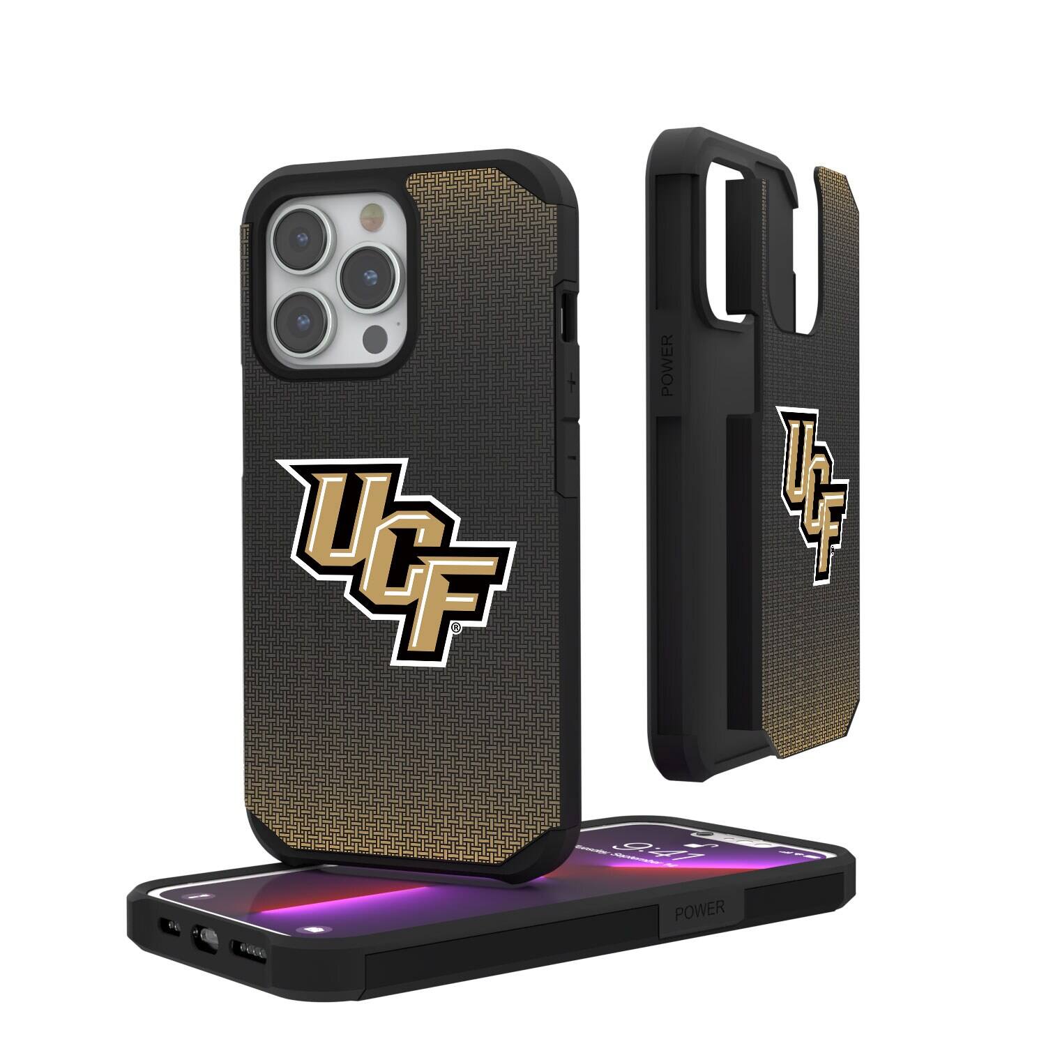 Keyscaper - NCAA - UCF Knights Linen Logo iPhone Rugged Case - 15 Pro - Black price history on PriceWatchPro