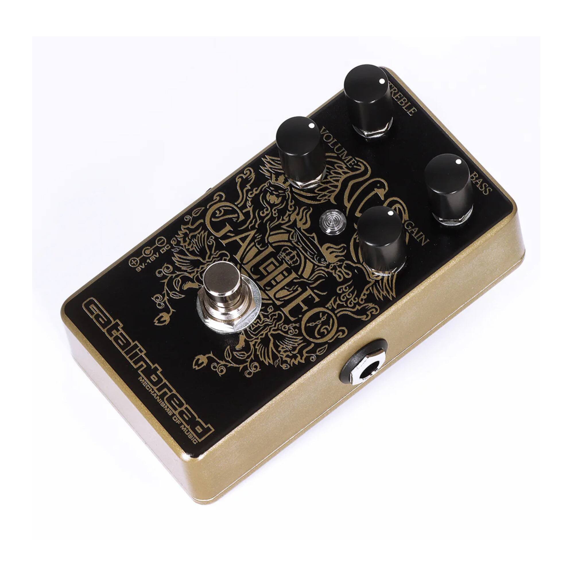 TREBLE VOLUME GAIN BASS  
VOL UME GAIN DO DV OV-18V GALILEC  
catalinbread MECHANISMS OF MUSIC