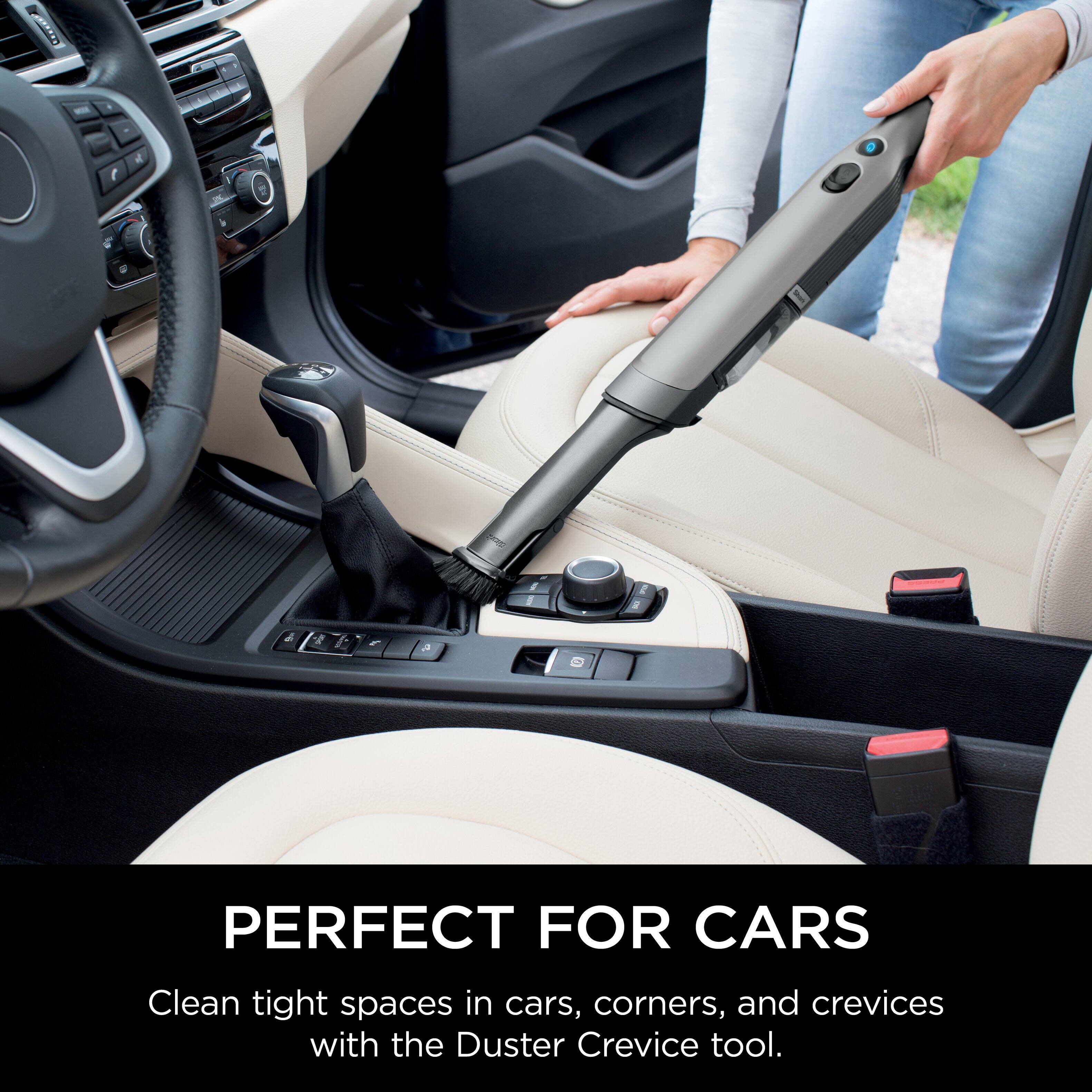 Caecan - - 1 PERFECT FOR CARS Clean tight spaces in cars, corners, and crevices with the Duster Crevice tool.
