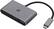 Front. IOGEAR - 4-Port USB 3.0 Hub - Gray.