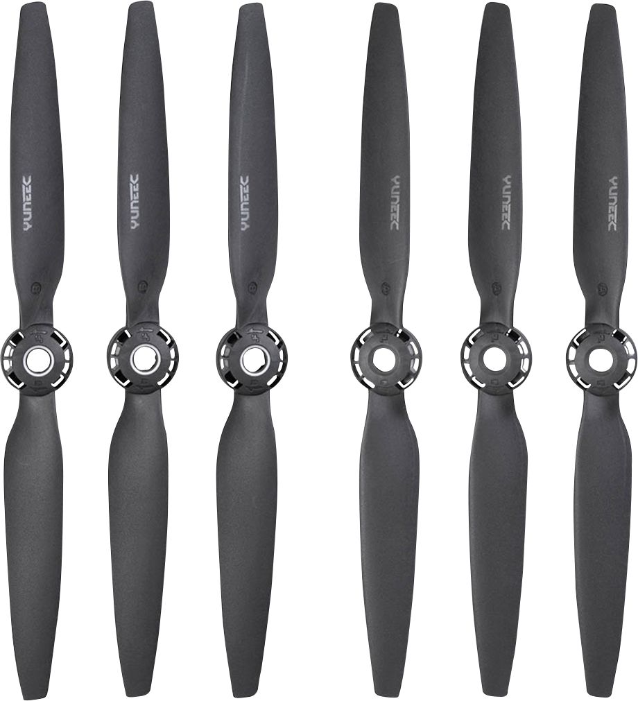 Yuneec - Quick-Release Propellers for Typhoon H Plus (6-Count) - Black