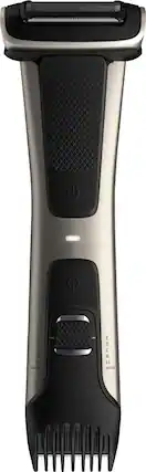 Angle. Philips Norelco - Series 7000 Bodygroom - Silver.
