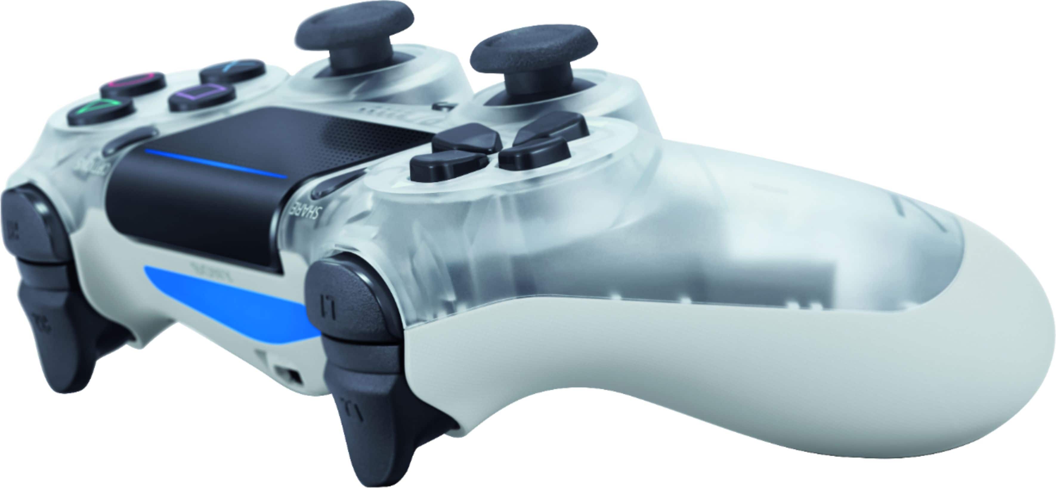 Alt View 12. Sony - DualShock 4 Wireless Controller for Sony PlayStation 4 - Crystal.
