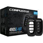 Front. Compustar - 2-Way Remote Start System - Installation Included - Black.