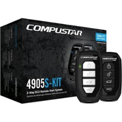 Compustar - 2-Way Remote Start System - Installation Included - Black - Front_Zoom