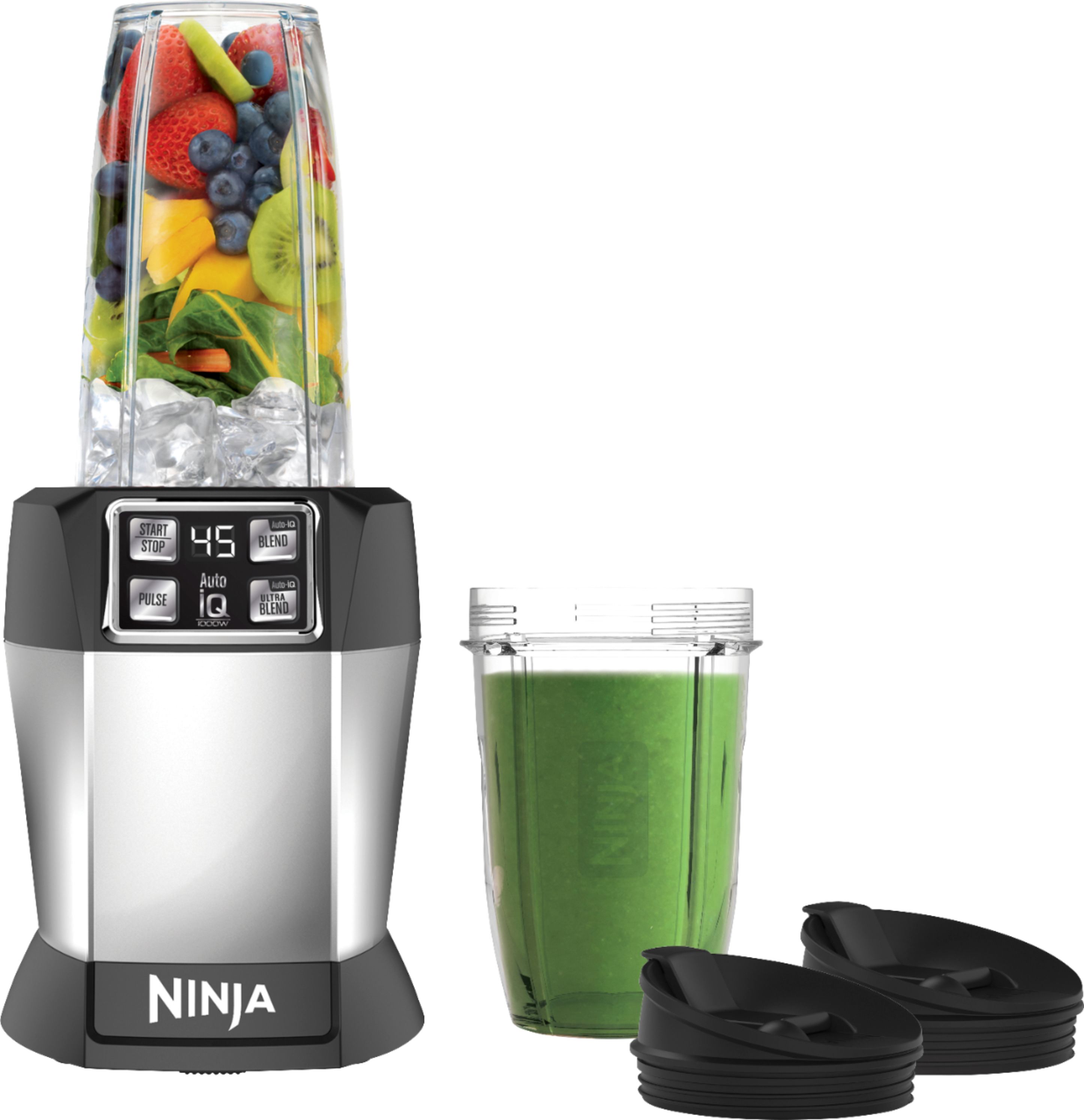 Zoom in on Alt View Zoom 11. Nutri Ninja With Auto-iQ Blender - Stainless Steel.