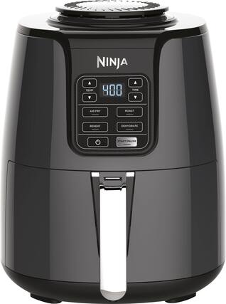 Front. Ninja - Air Fryer - Black/Gray.