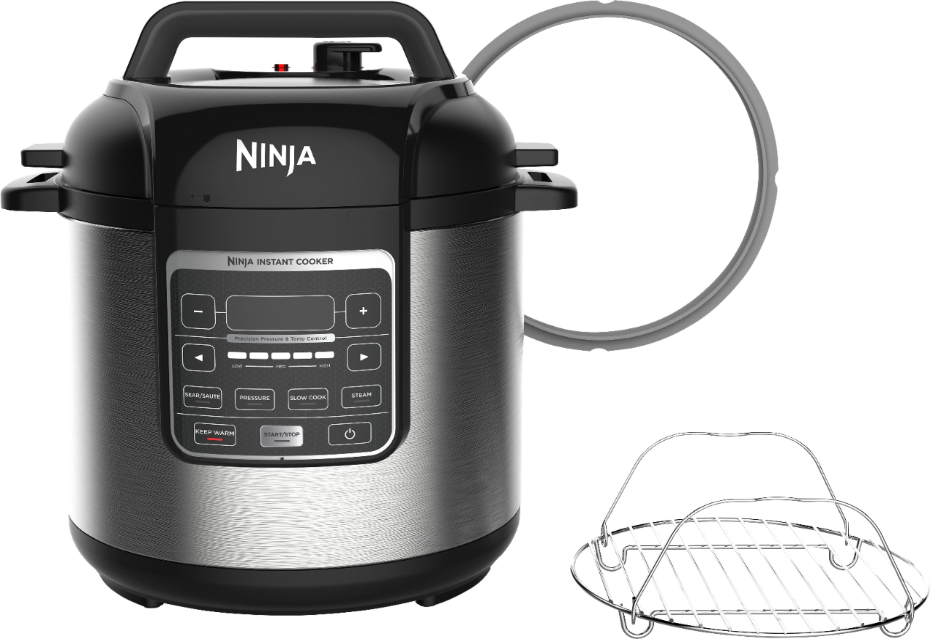 Best Buy: Ninja 6-Quart Instant Cooker Black/Silver PC101