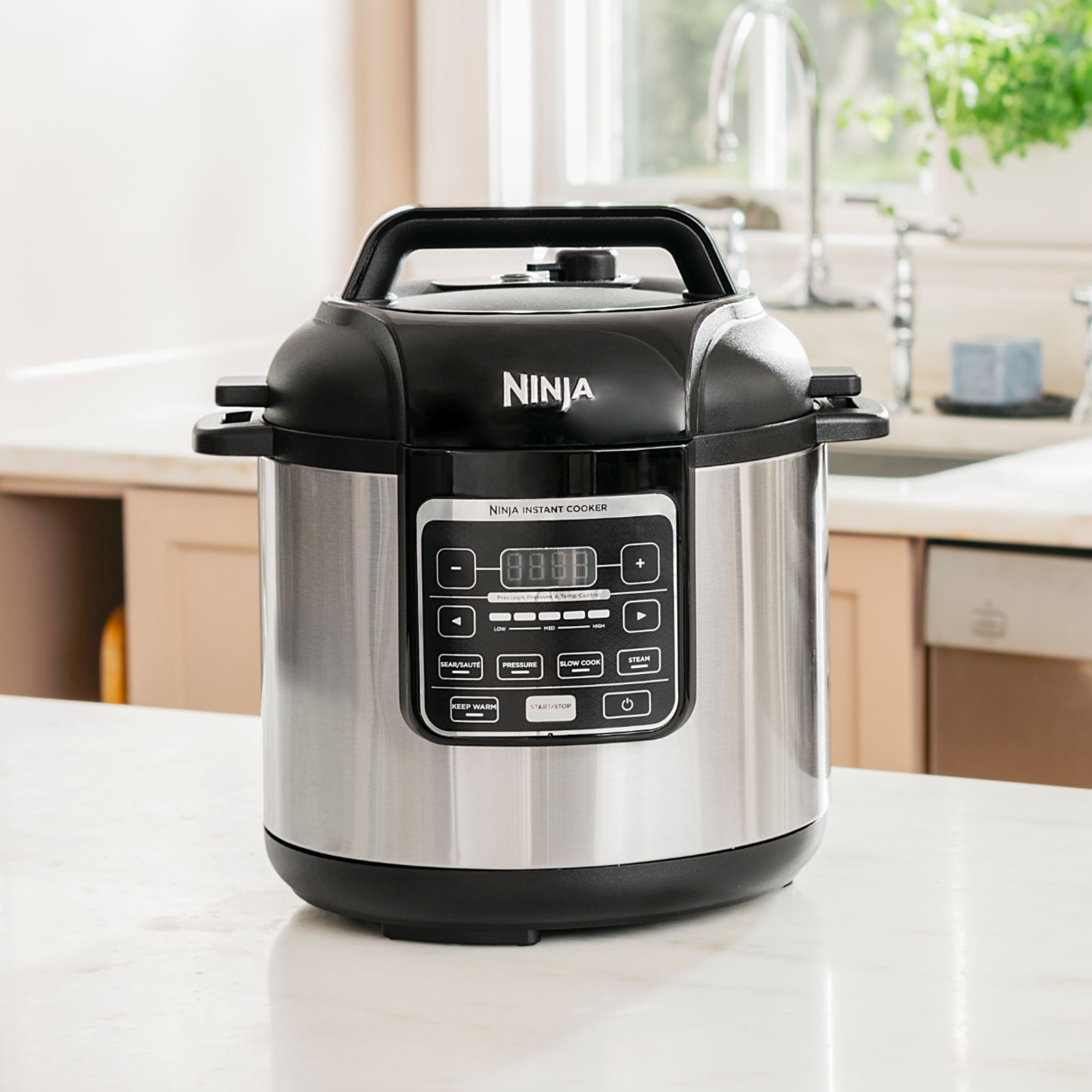 Alt View 12. Ninja - 6-Quart Instant Cooker - Black/Silver.