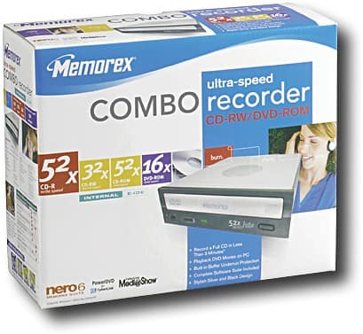 Best Buy Memorex Internal DVD ROM CD RW Drive 32023268