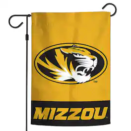 WinCraft - Missouri Tigers 12" x 18" Applique Garden Flag - Multicolor