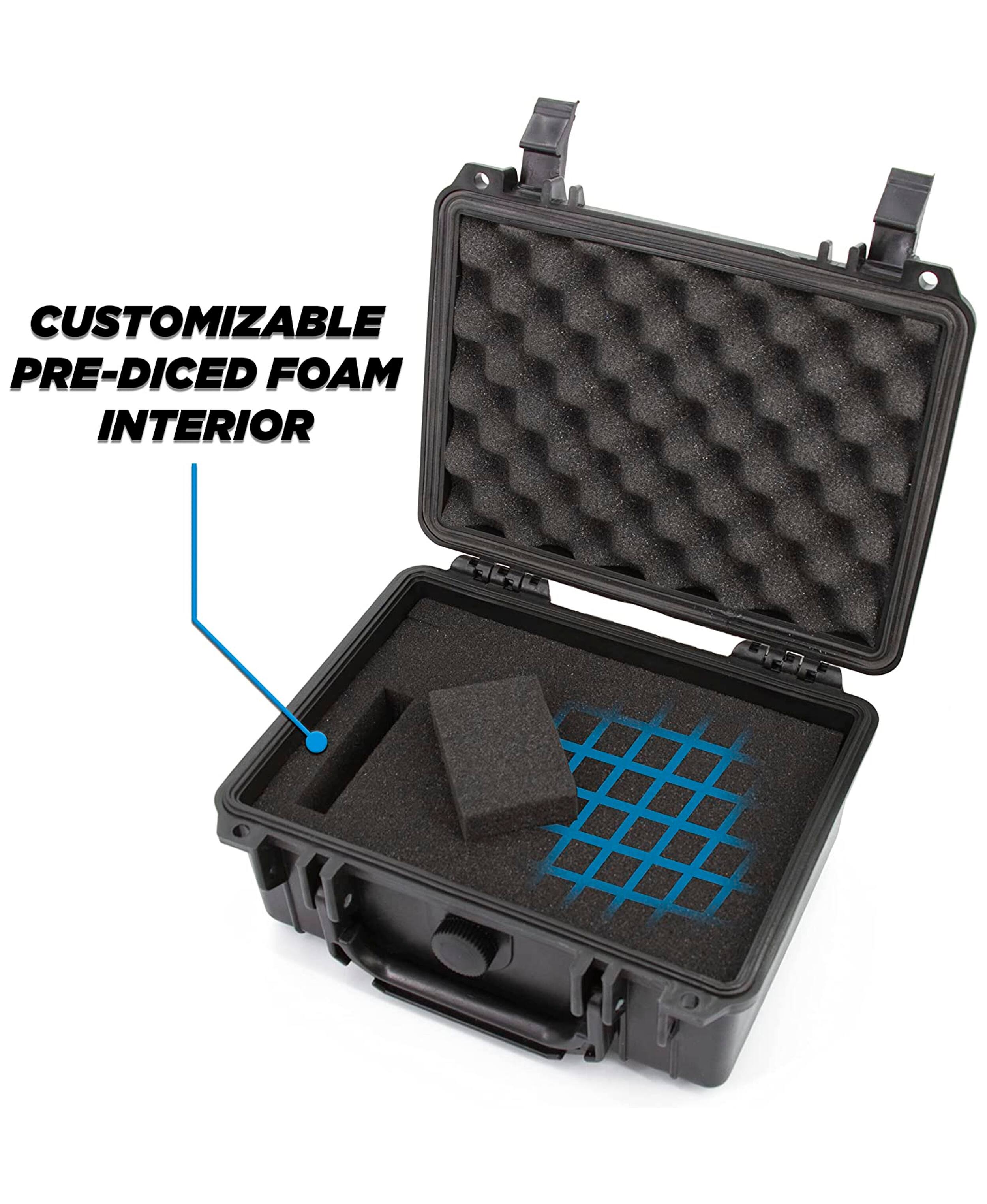 CUSTOMIZABLE PRE-DICED FOAM INTERIOR
