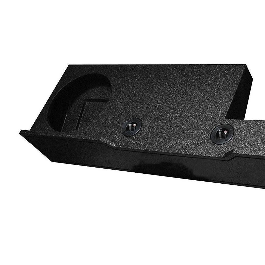 Alt View 2. QPower - QPower 2 Hole 12" Subwoofer Enclosure Box for 2004-2008 F-150 XCab/Super Crew - Black.