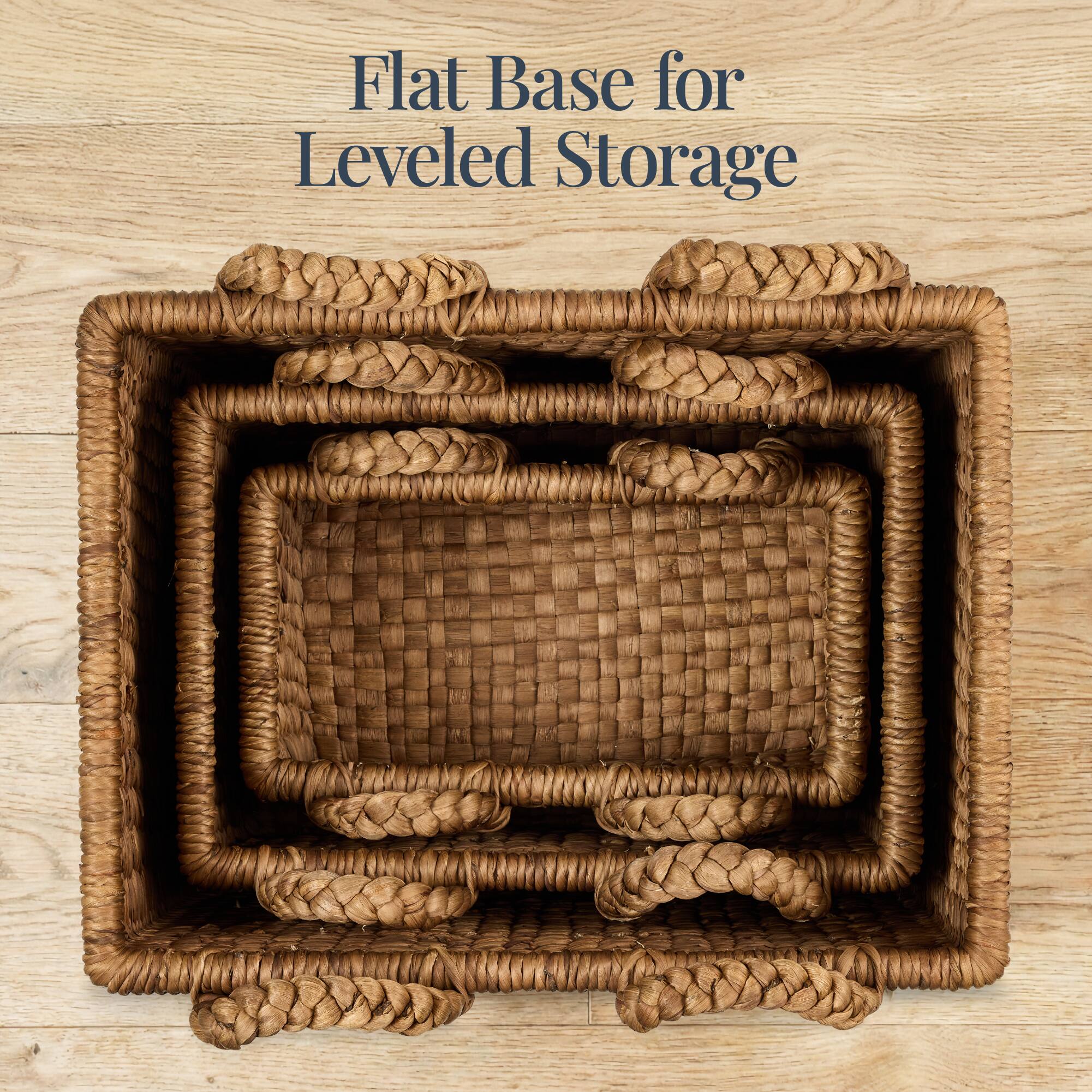 Flat Base for Leveled Storage