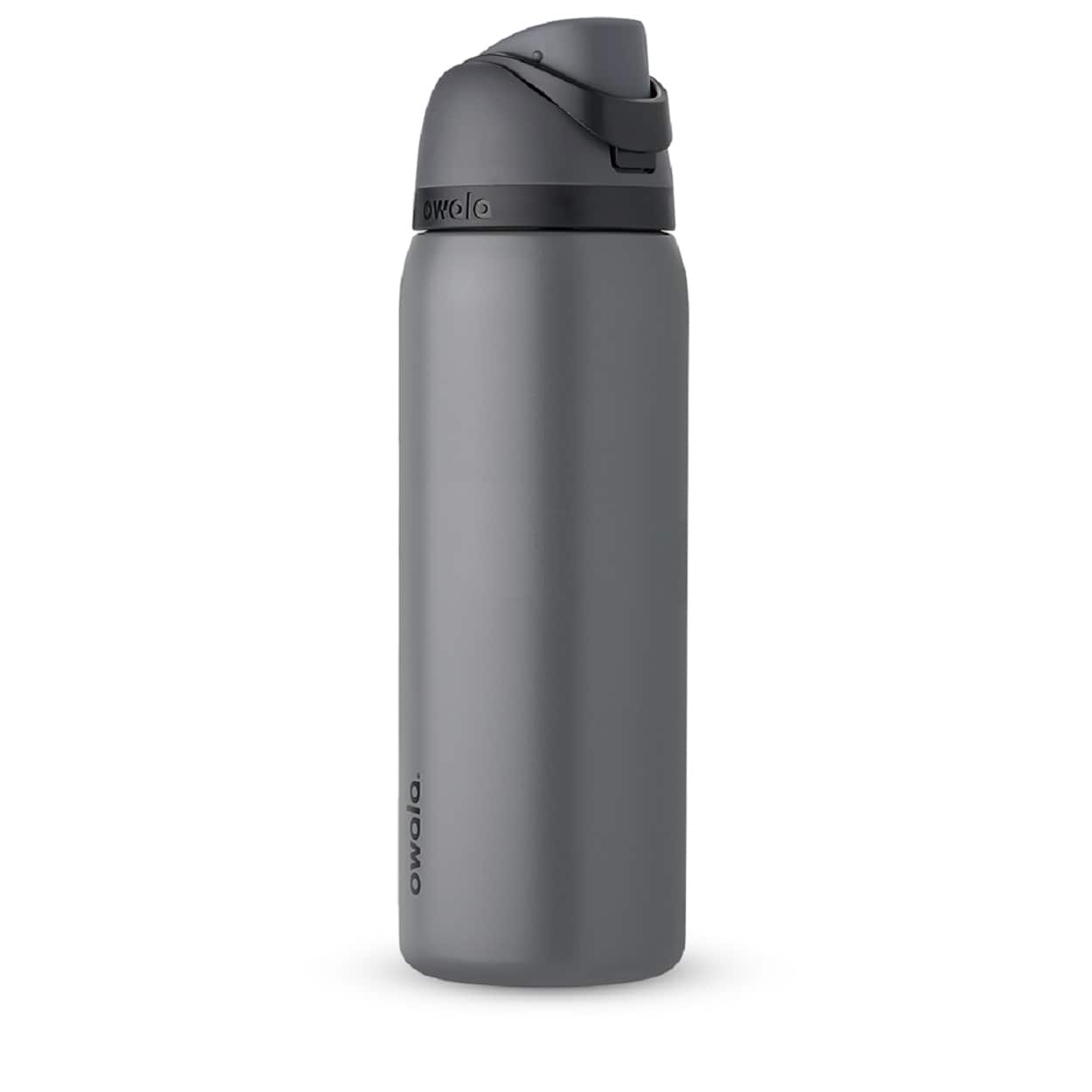 Angle. Owala - FreeSip Insulated Stainless Steel 40 oz. Water Bottle - Grayt.