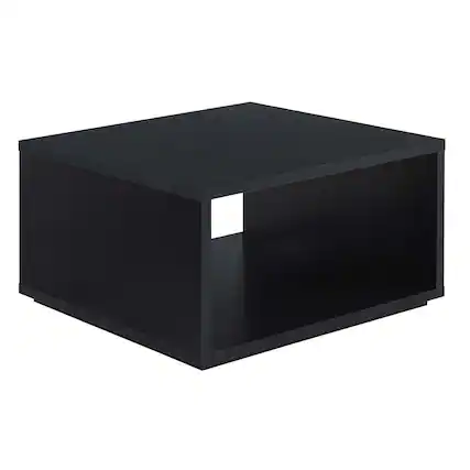 Front. Convenience Concepts - Northfield Admiral Square Coffee Table - Black.