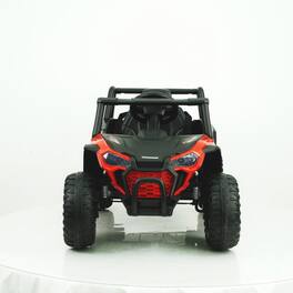 BreeBe - 12V Kids Electric UTV Ride On Car w/ Remote Control, Electric Toy Car for Boys & Girls Ages 3-6 - Red