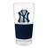 Front. Great American Products - New York Yankees 22oz. Pilsner Glass with Silicone Grip - Blue.