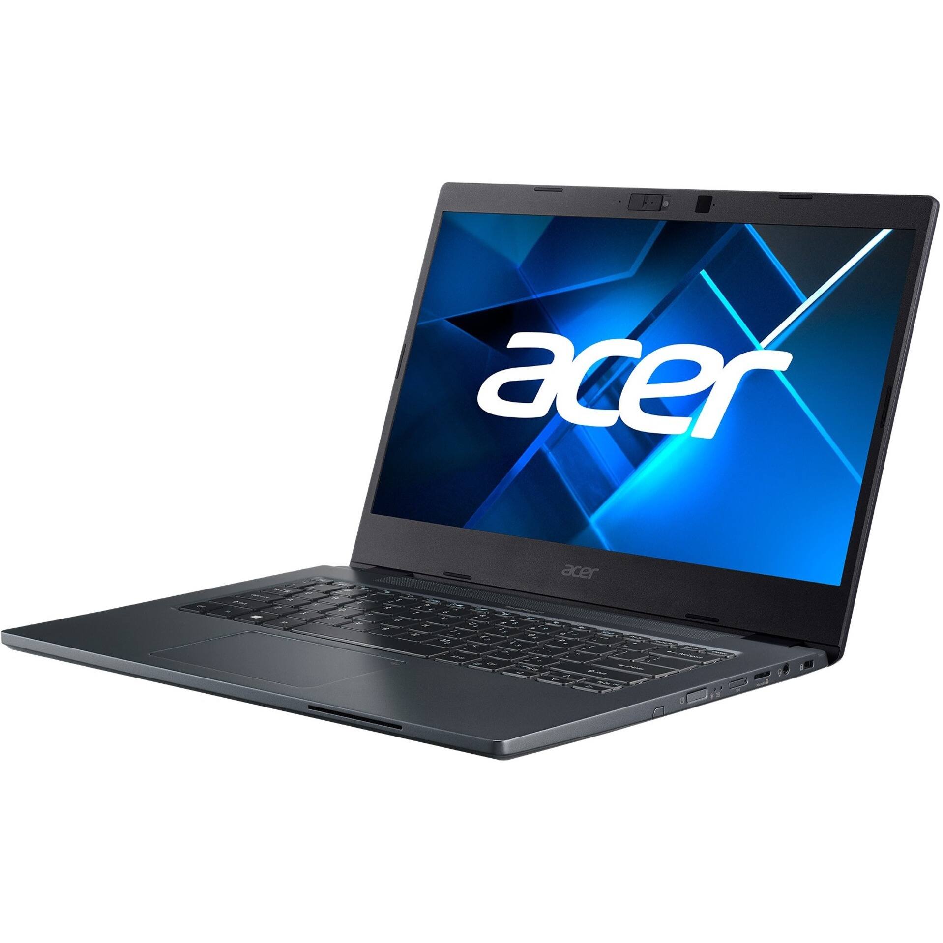 Alt View 27. Acer - TravelMate P4 P414-51 14" Laptop - Intel Core i7 - 16 GB Memory - 512 GB SSD - Slate Blue.