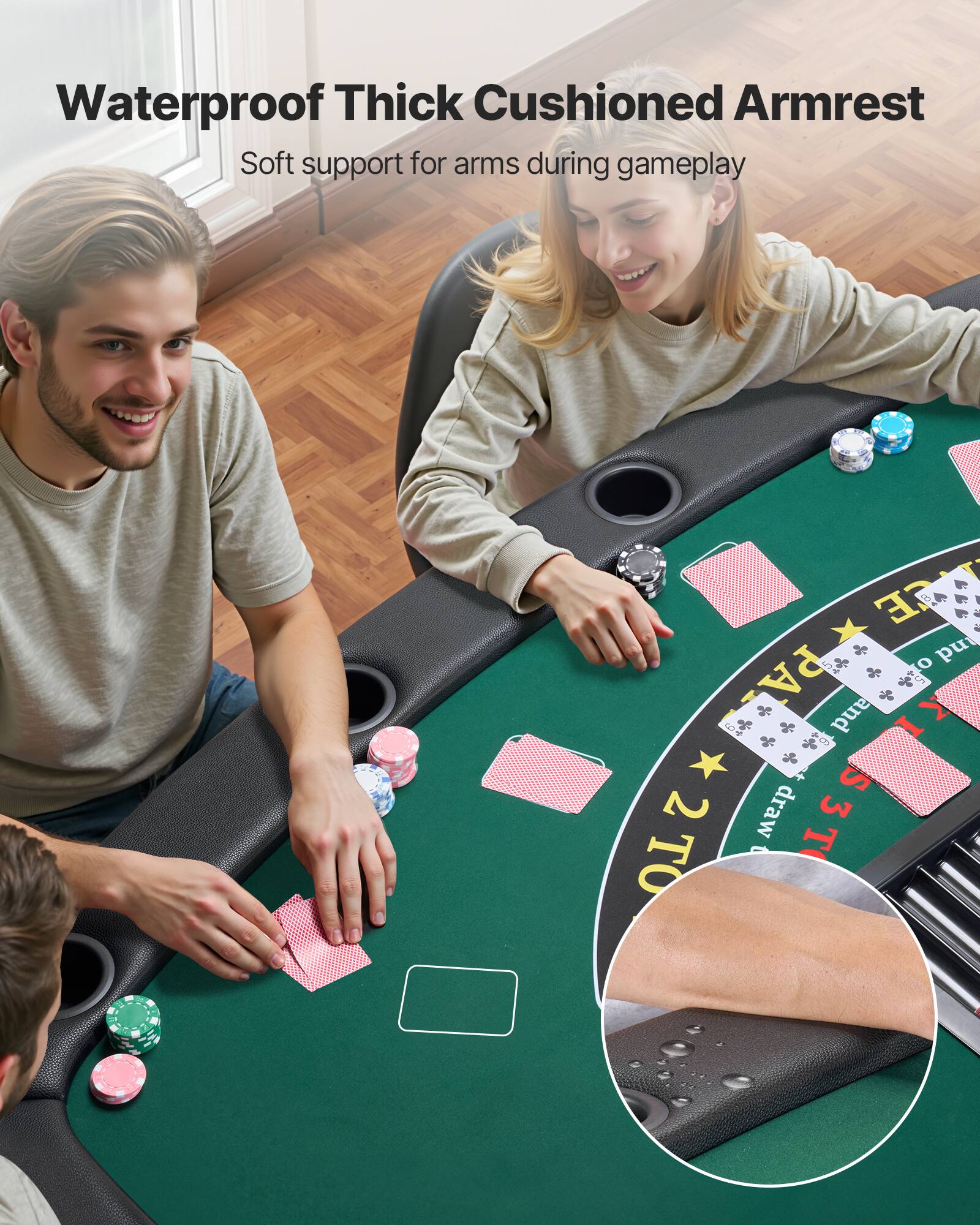 Waterproof Thick Cushioned Armrest Soft support for arms during gameplay CE  O and PA and S 2 draw S3T 3 2 TO T