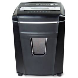 Aurora - AU1000MA JamFree High Security10-Sheet Micro-Cut Paper / CD Pullout Basket Shredder - Black