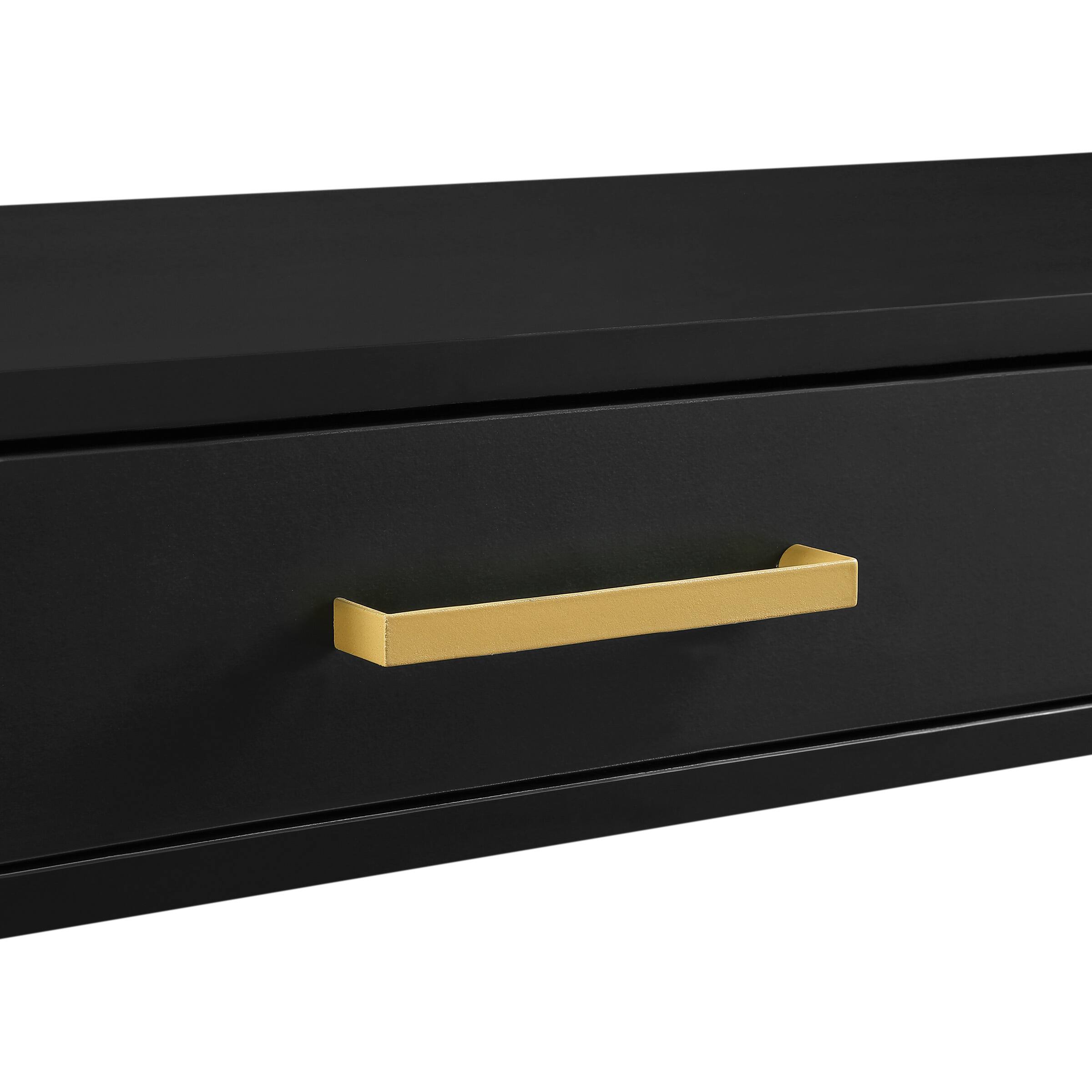Alt View 15. OSP Home Furnishings - Modern Life Desk in Black - Black.