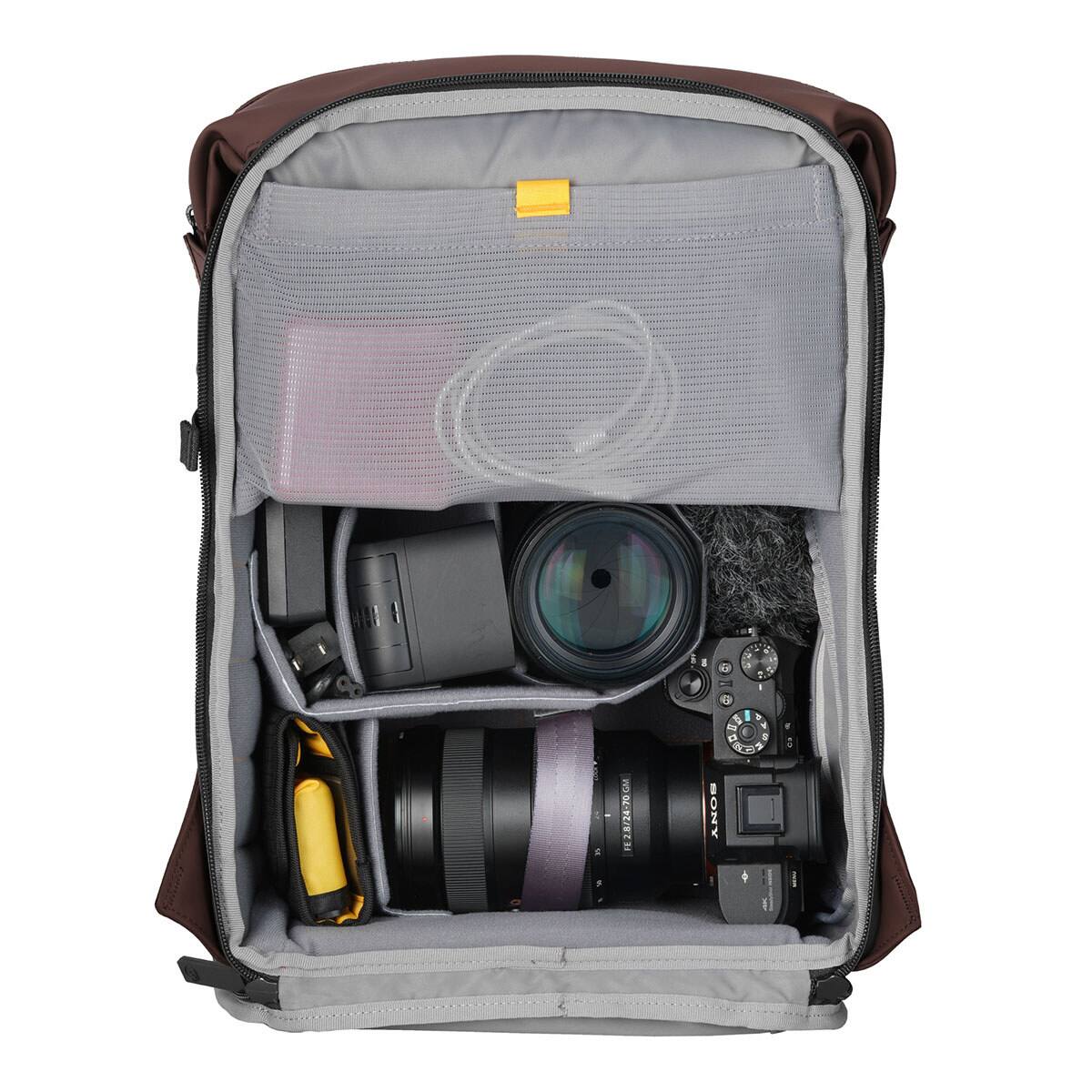 Alt View 6. Vanguard - Vanguard The Vanguard VEO Lite B20L camera backpack is a lightweight, 20L travel-ready pack crafted from easy-clean,.