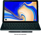Front Zoom. Samsung - Book Cover Keyboard for Galaxy Tab S4 - Black.