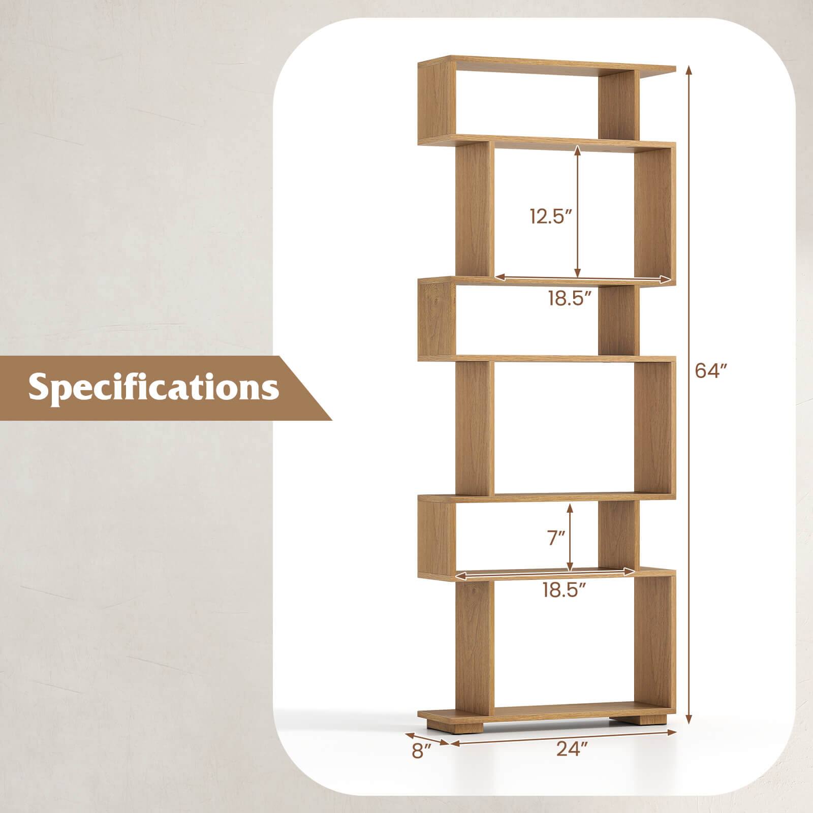 Specifications  
12.5" x 18.5"  
64"  
7" x 18.5"  
8" x 24"