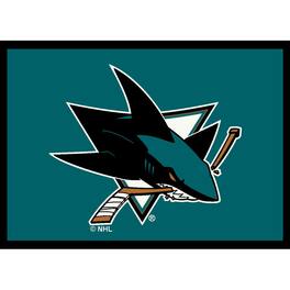 Imperial - San Jose Sharks 7'8'' x 10'9'' Spirit Rug - Multicolor