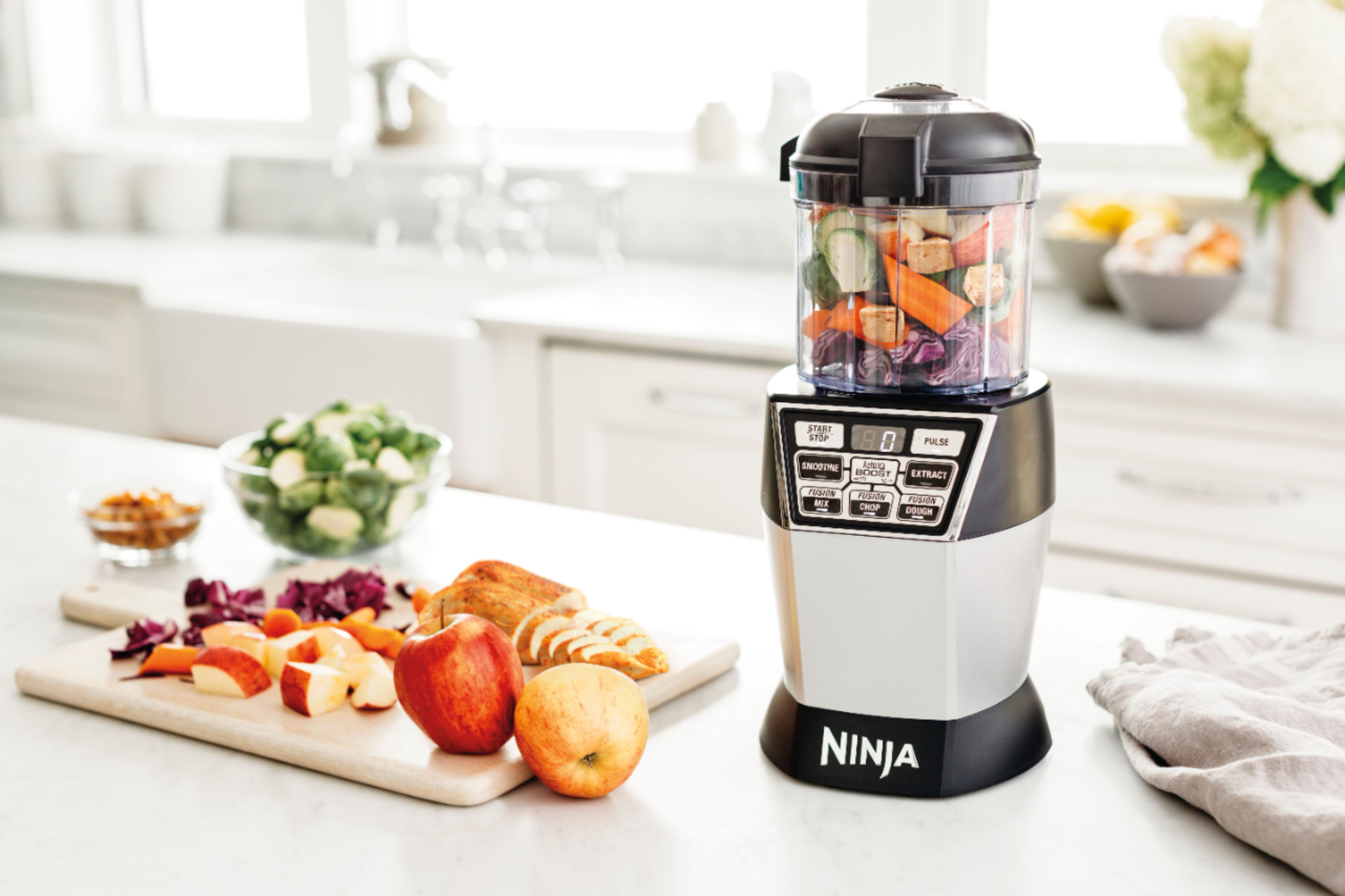 Best Buy: Nutri Ninja Nutri Bowl DUO Auto-iQ Boost Blender Black/Silver  NN101
