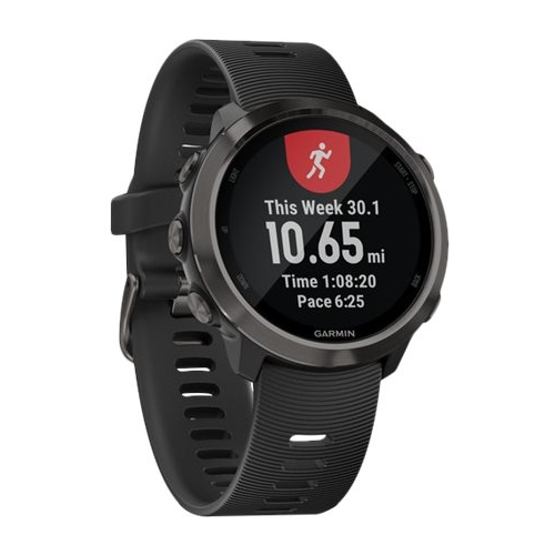Left View: Polar RC3 GPS Without Heart Rate Sensor Watch in Red/Orange Running 90047381