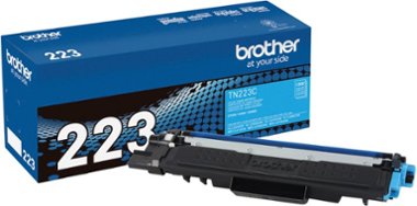 Brother - TN223C Standard-Yield Toner Cartridge - Cyan - Front_Zoom