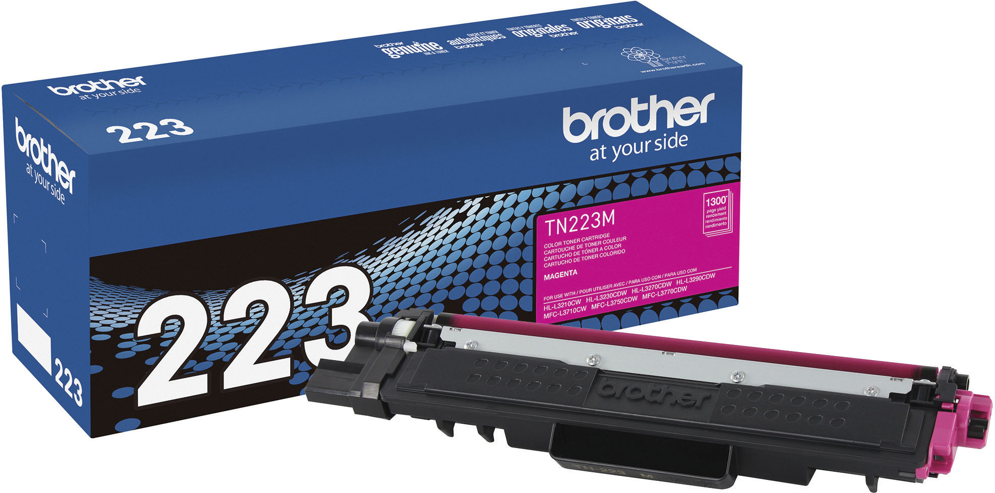 Brother - TN223M Standard-Yield Toner Cartridge - Magenta