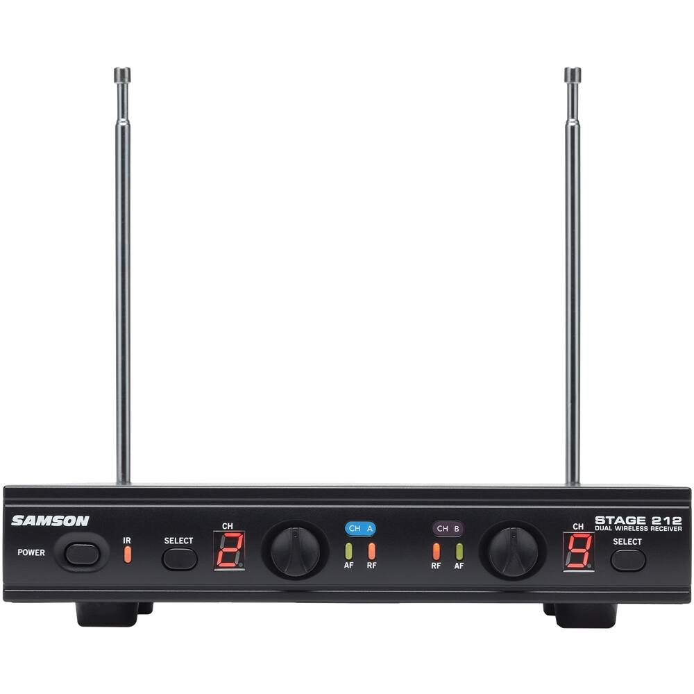 Alt View 12. Samson - Stage 12-Channel Wireless Dynamic Microphone System - Black.