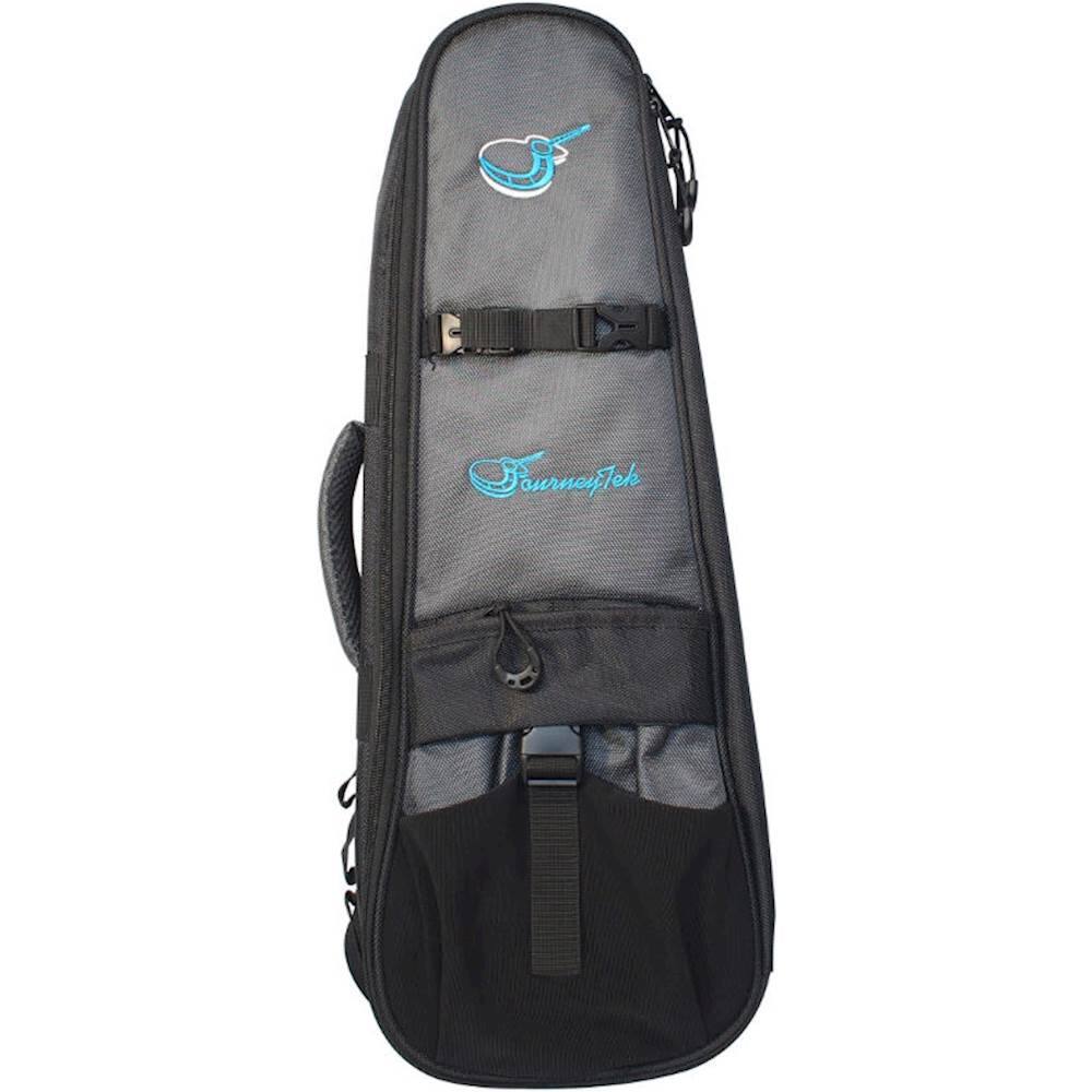 Front. Journey Instruments - JourneyTek Travel Case for Tenor Ukulele Guitars - Gray / Black.