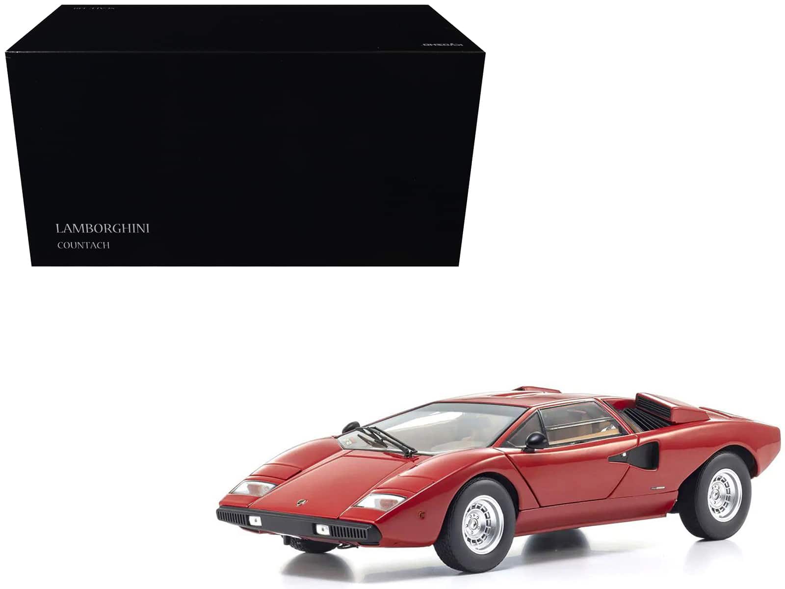 Lamborghini Countach LP 400 Red 1/18 Diecast Model Car by Kyosho price history on PriceWatchPro