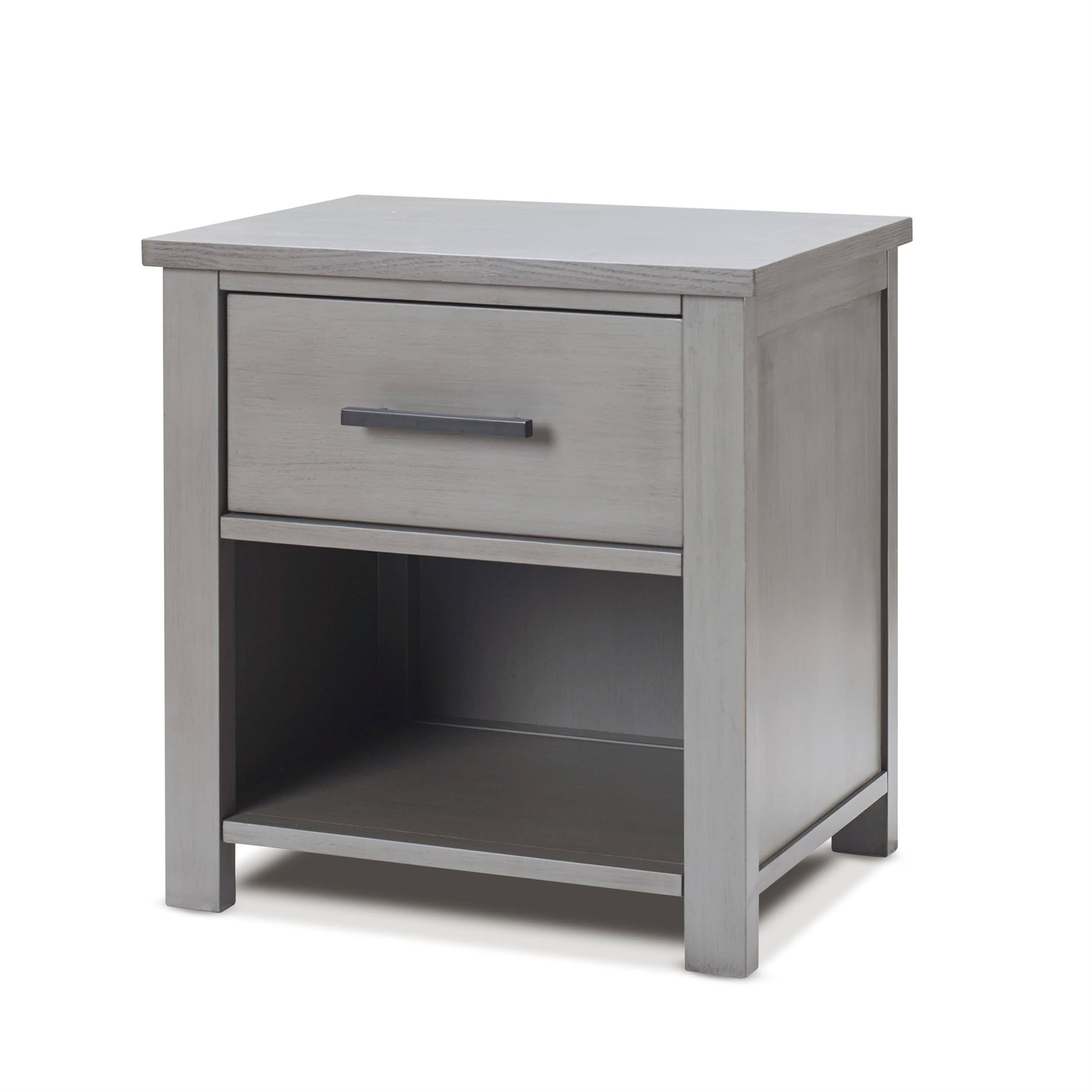 Front. Sorelle - Westley Nightstand in Grigio - Gray.