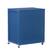 Alt View 13. Linon Home Décor - Penrose Rolling File Cabinet With Adjustable Rails - Navy Paint / Silver Hardware.