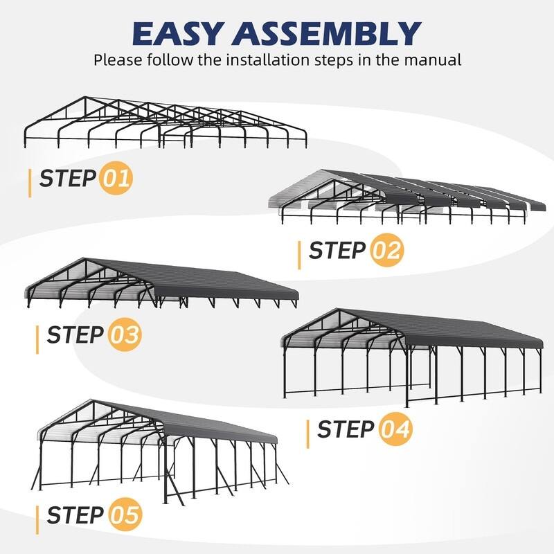 EASY ASSEMBLY  
Please follow the installation steps in the manual  
STEP 01  
STEP 02  
STEP 03  
STEP 04  
STEP 05