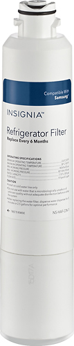Insignia™ - Water Filter for Select Samsung Refrigerators (1-Pack)