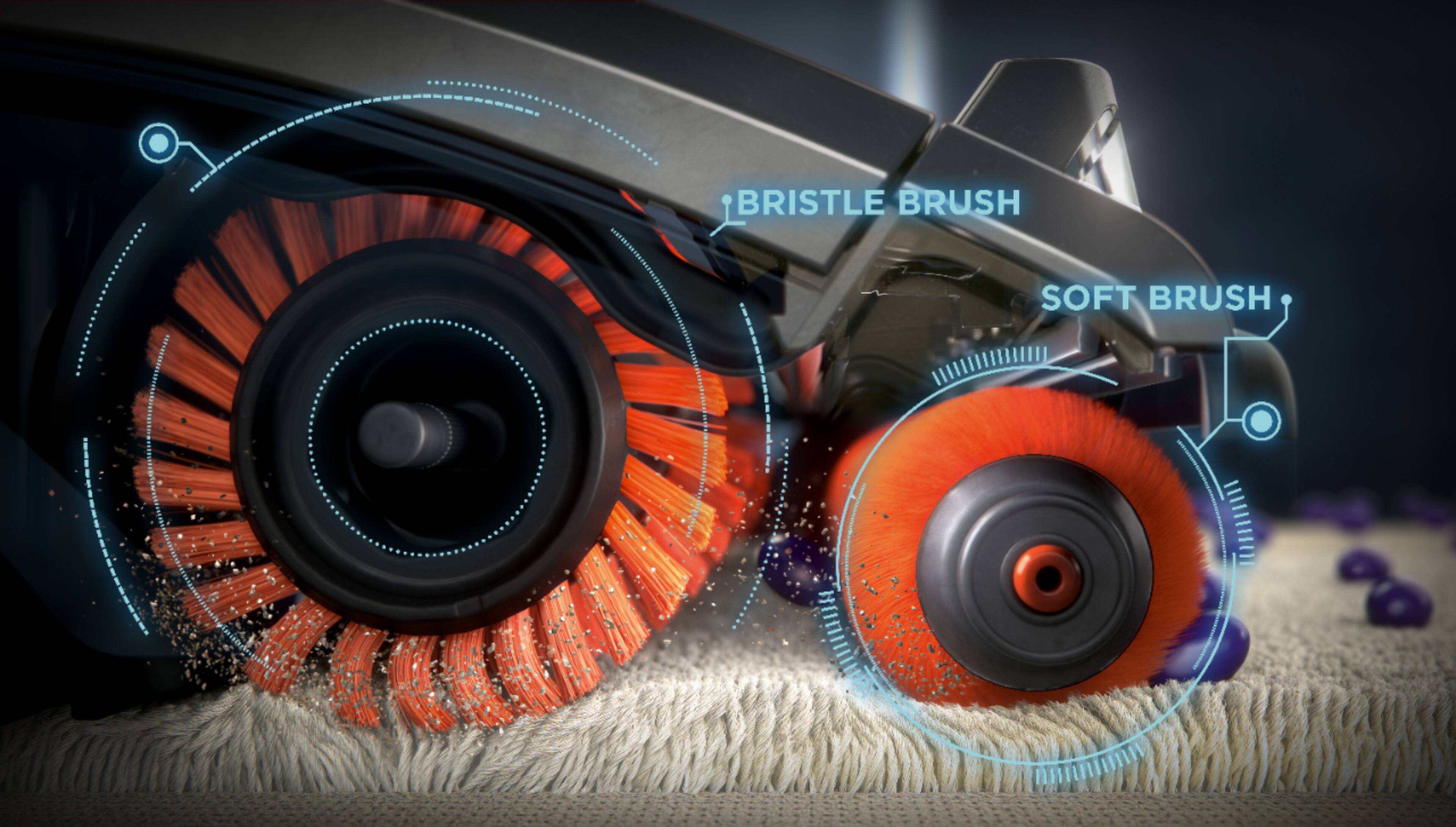 Alt View 13. Shark - DuoClean Slim Upright Vacuum - Charcoal.