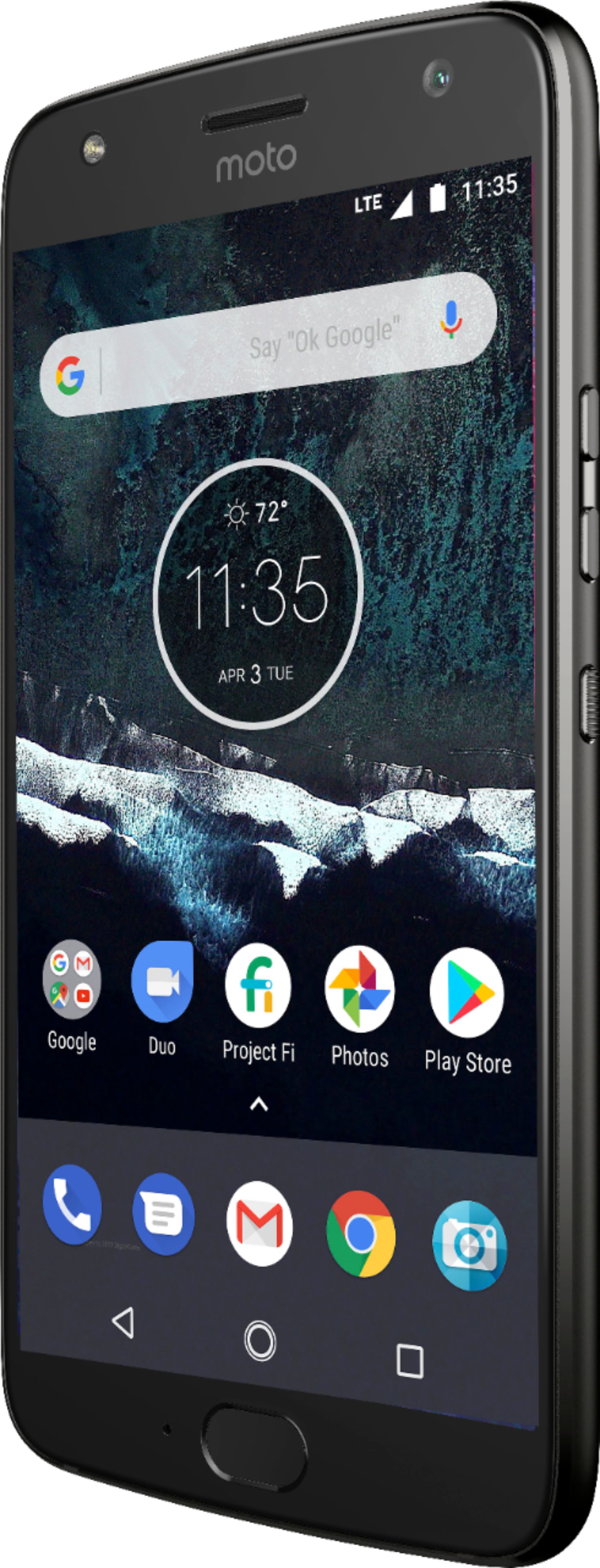 Terugroepen Opstand vitaliteit Best Buy: Motorola Moto X (4th Generation) with 64GB Memory Cell Phone  (Unlocked) Super Black PA8S0019US