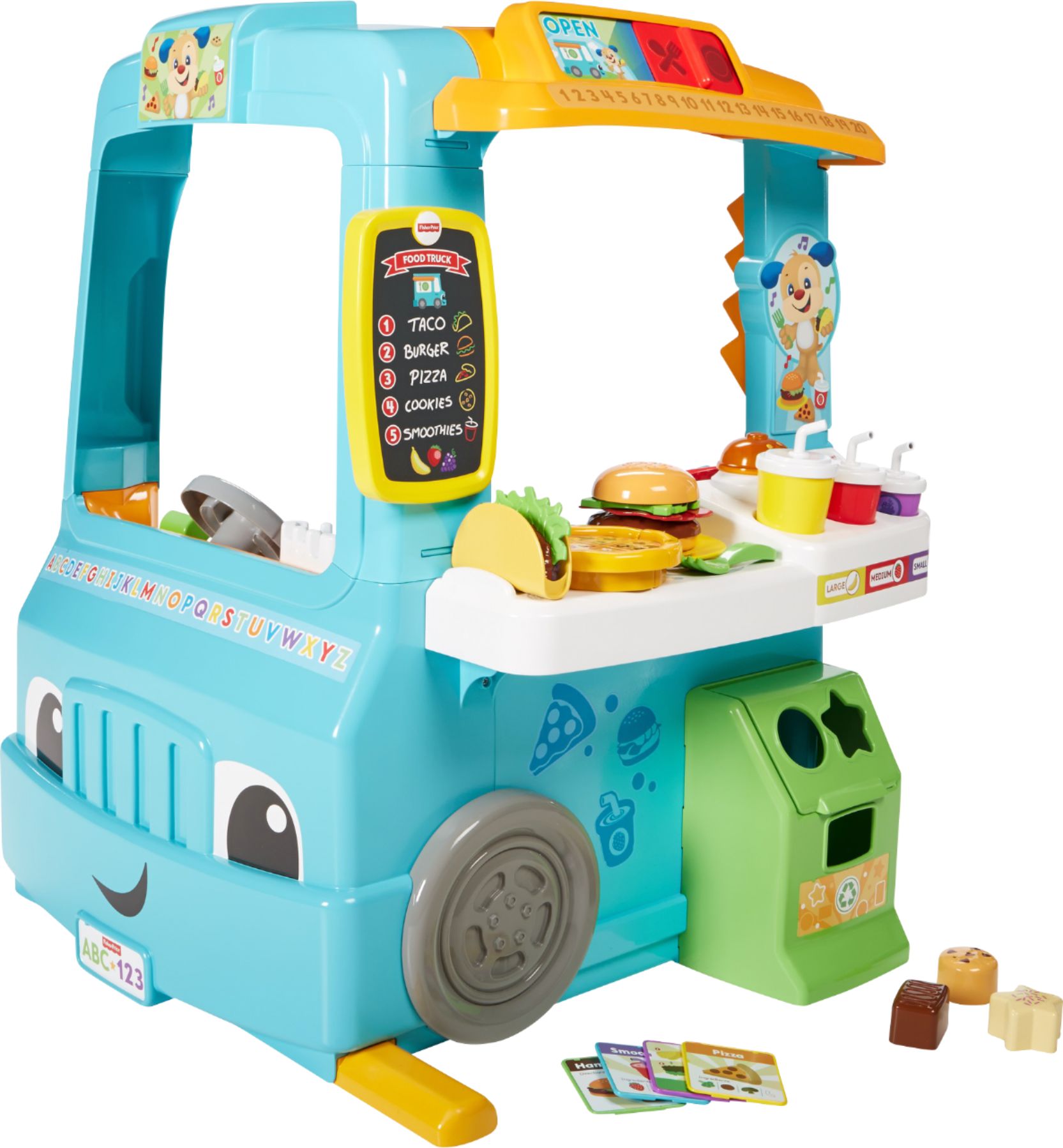 Blue with Sounds and Lights Fisher-Price Food Truck 